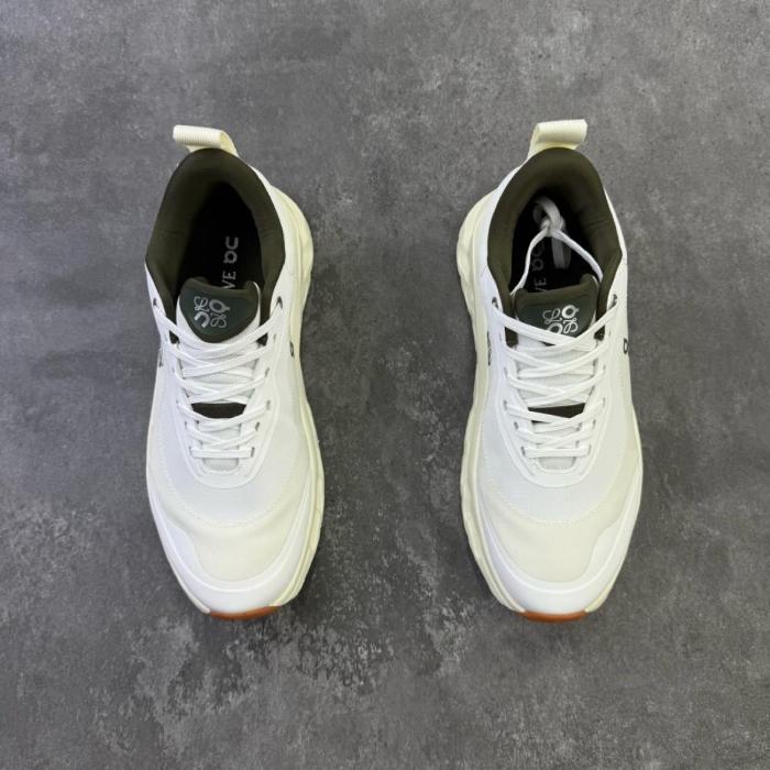 On x LOEWE Cloudtilt 2 Low top Casual Shoes White Green