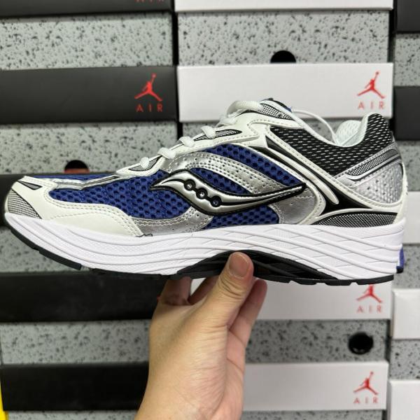 Saucony Pro Grid Omni All in 9 Classic And Versatile Low top Running Shoes Unisex Blue