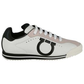 FERRAGAMO Low top Casual Shoes Men's White Pink