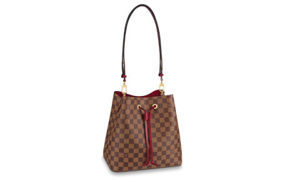 LOUIS VUITTON NOE Leather Bucket Bag, Portable Crossbody Bag, Shoulder Bag Women's N40214 size 26*17.5*26 cm
