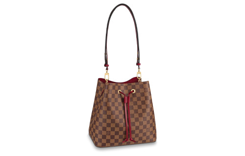 LOUIS VUITTON NOE Leather Bucket Bag, Portable Crossbody Bag, Shoulder Bag Women's N40214 size 26*17.5*26 cm