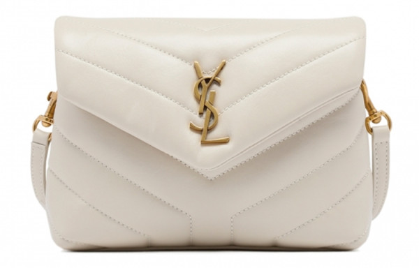 SAINT LAURENT LouLou Toy Logo Plaque Shoulder Bag 678401DV7079207 size 19*7*14 cm