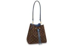 LOUIS VUITTON NeoNoe Monogram Brown/Bleu Jean M43569 size 26*17.5*26 cm