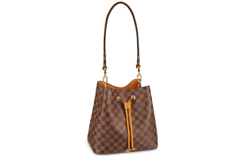 LOUIS VUITTON NOE Leather Bucket Bag, Portable Crossbody Bag, Shoulder Bag Women's N40213 size 26*17.5*26 cm