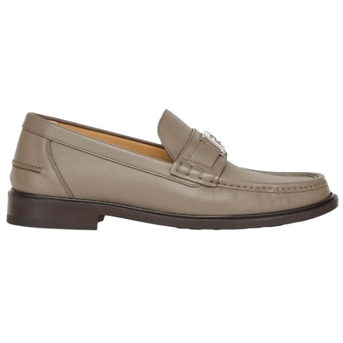 FENDI FF Loafers Men's Beige