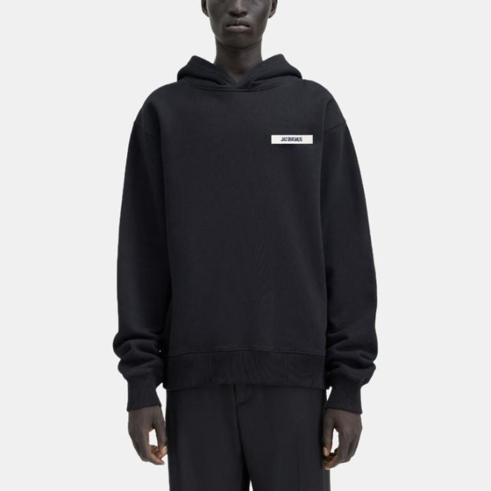 Jacquemus Typo Drawstring Hoodie