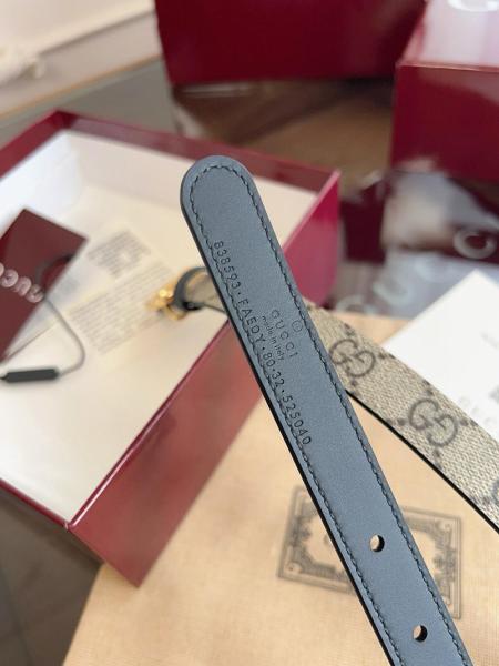 GUCCI Reversible Gg Marmont Thin Belt 2 CM