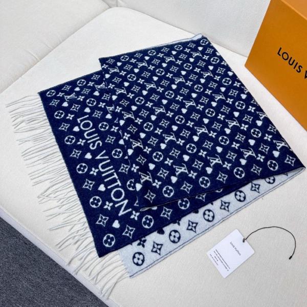 LOUIS VUITTON Cashmere Scarves Women's 177*45cm