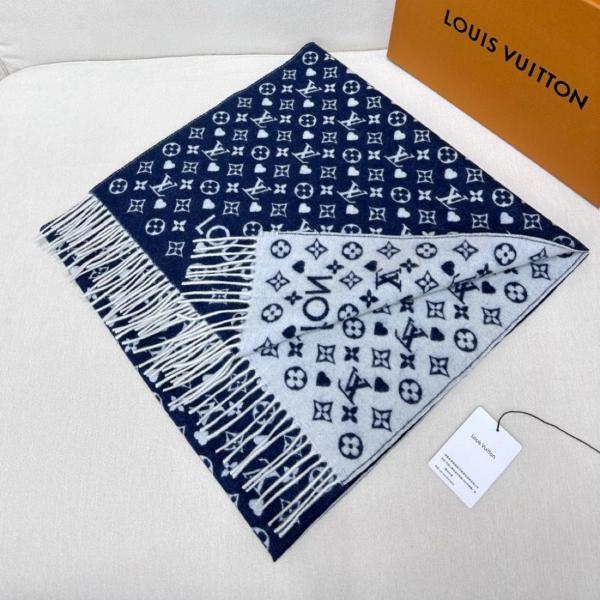LOUIS VUITTON Cashmere Scarves Women's 177*45cm