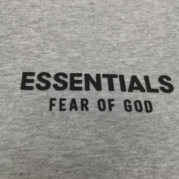 Essentials FW24 Holiday Core Collection Hooded Simple Comfort Fleece-Lined Pullover Sweatshirt for Men, Light Misty Grey