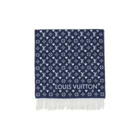 LOUIS VUITTON Cashmere Scarves Women's 177*45cm