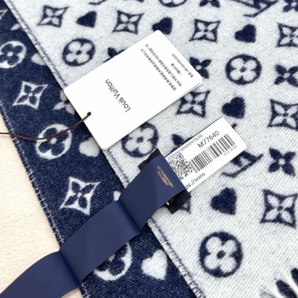LOUIS VUITTON Cashmere Scarves Women's 177*45cm