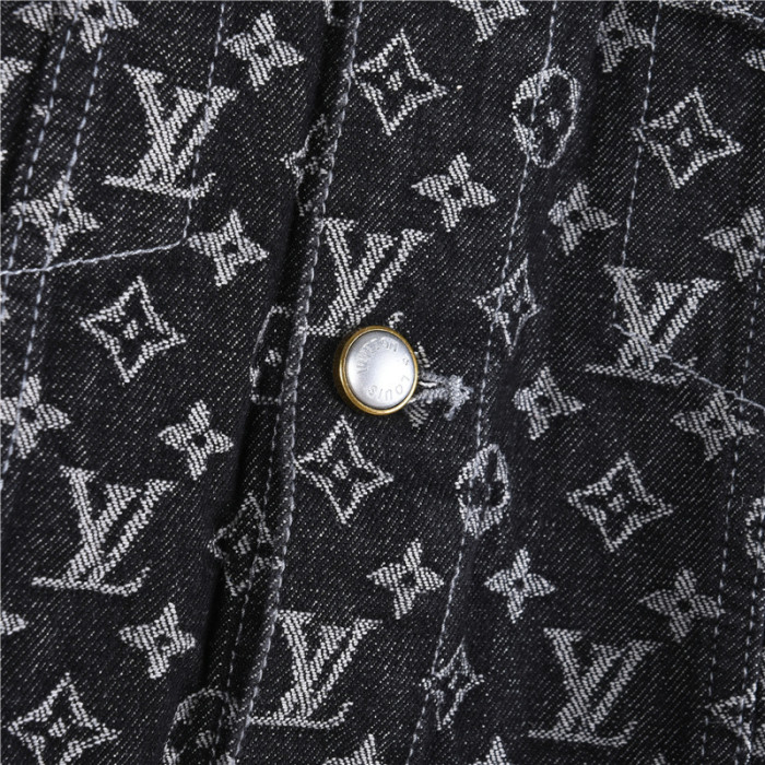  LOUIS VUITTON Monogram Jacquard Denim Jacket