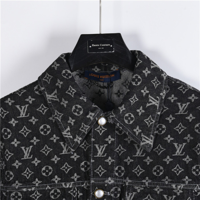  LOUIS VUITTON Monogram Jacquard Denim Jacket