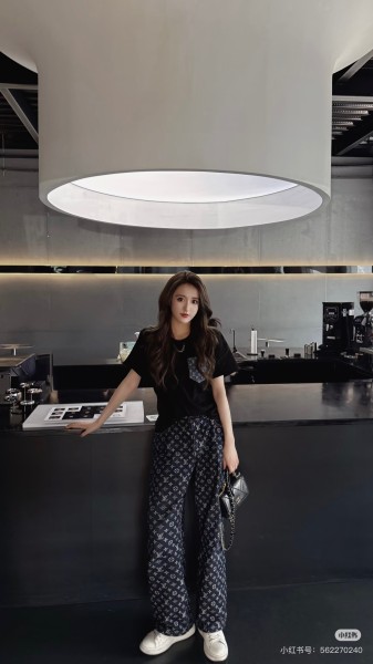 LOUIS VUITTON Monogram Jacquard Denim Skate Pants