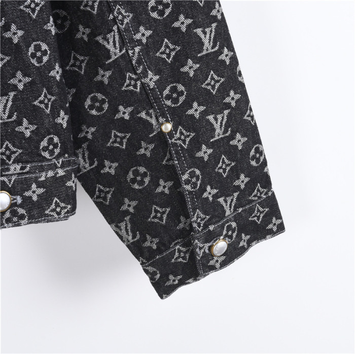  LOUIS VUITTON Monogram Jacquard Denim Jacket