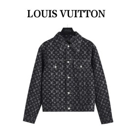  LOUIS VUITTON Monogram Jacquard Denim Jacket