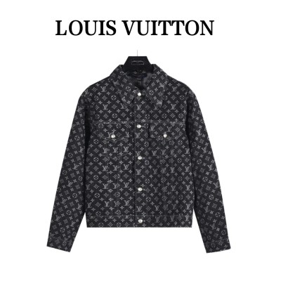  LOUIS VUITTON Monogram Jacquard Denim Jacket