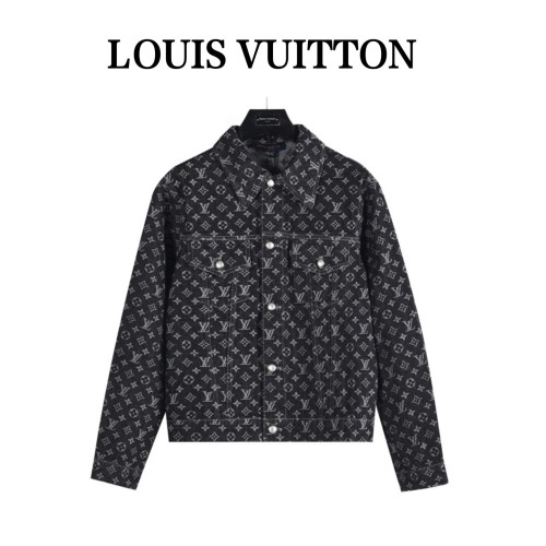  LOUIS VUITTON Monogram Jacquard Denim Jacket