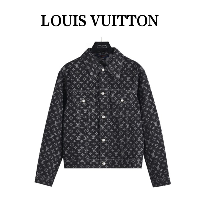  LOUIS VUITTON Monogram Jacquard Denim Jacket