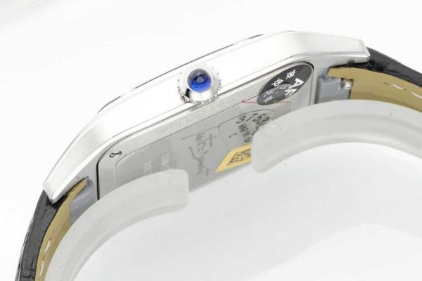 CARTIER SANTOS DE Manual Mechanical Movement Men's Watches Watch 43.5*31.4mm Black Dial Stainless Steel Case