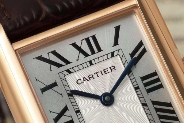 CARTIER TANK DE Manual Mechanical Movement 30m Water Resistance Men's Watches Watch 33.7*25.5mm Silver Dial