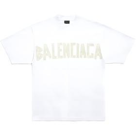 Balenciaga Tape Logo Crewneck T Shirt
