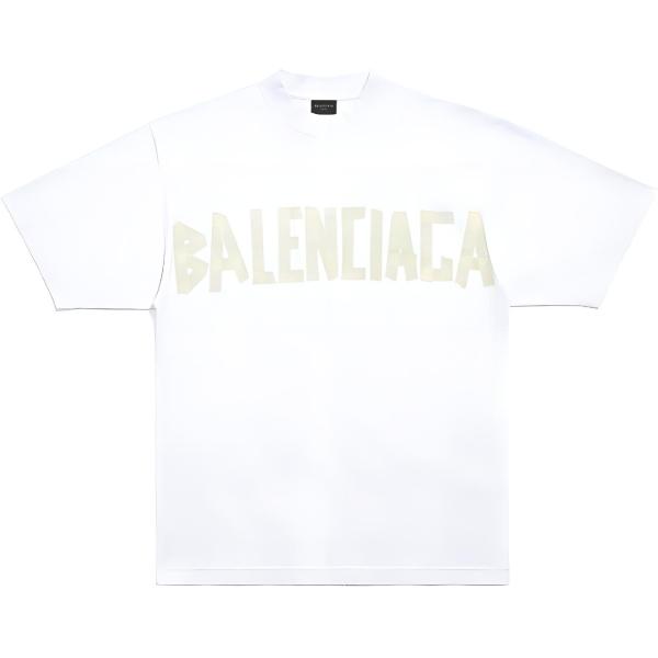 Balenciaga Tape Logo Crewneck T Shirt