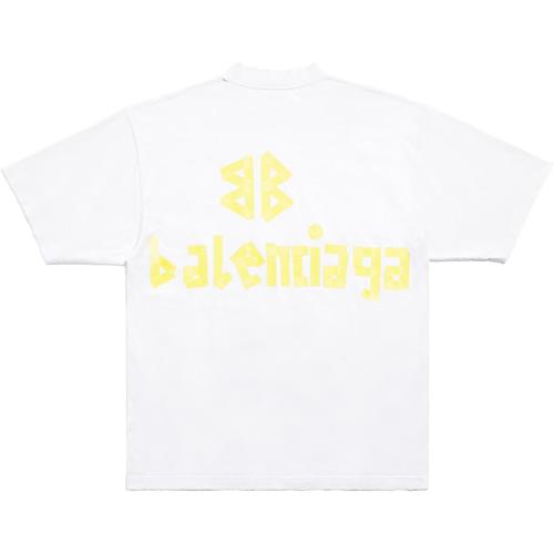 Balenciaga Tape Logo Crewneck T Shirt