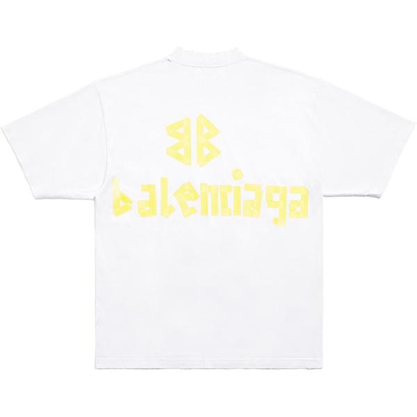 Balenciaga Tape Logo Crewneck T Shirt