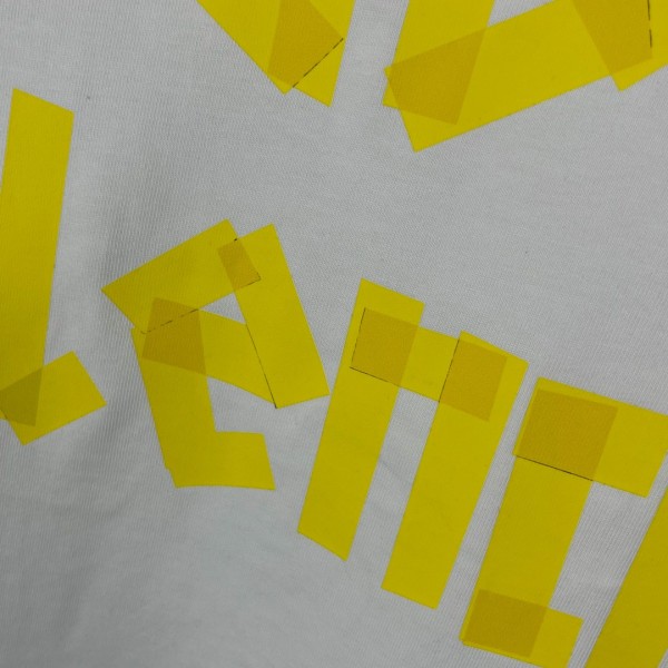 Balenciaga Tape Logo Crewneck T Shirt