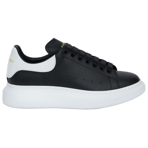 Alexander McQueen Cow Leather Low top Skateboard Shoes Black