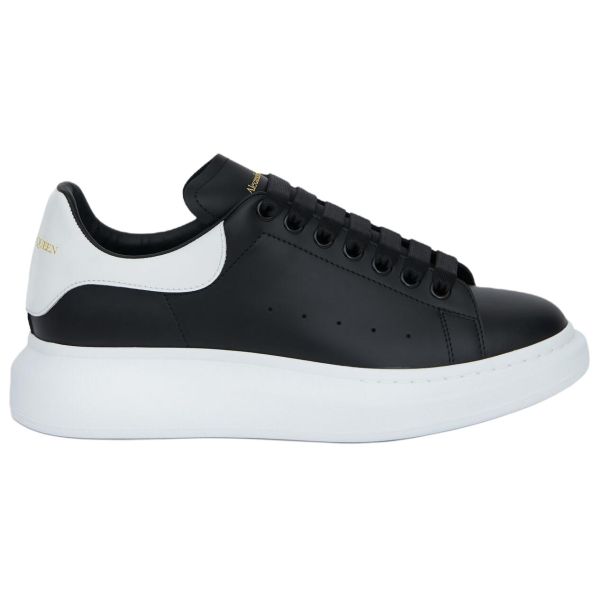 Alexander McQueen Cow Leather Low top Skateboard Shoes Black