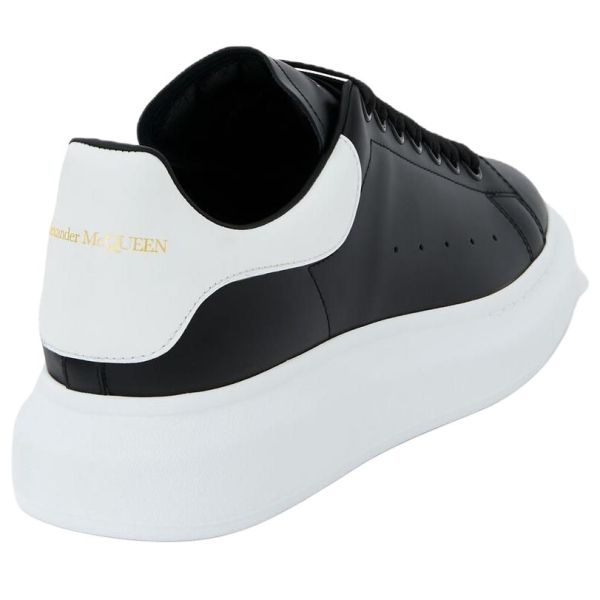 Alexander McQueen Cow Leather Low top Skateboard Shoes Black