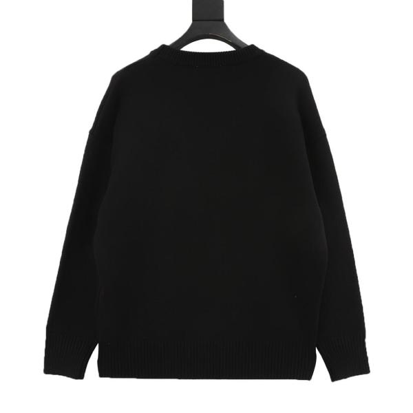 AMIPARIS Sweaters Men's Blue Crew Neck Moderate