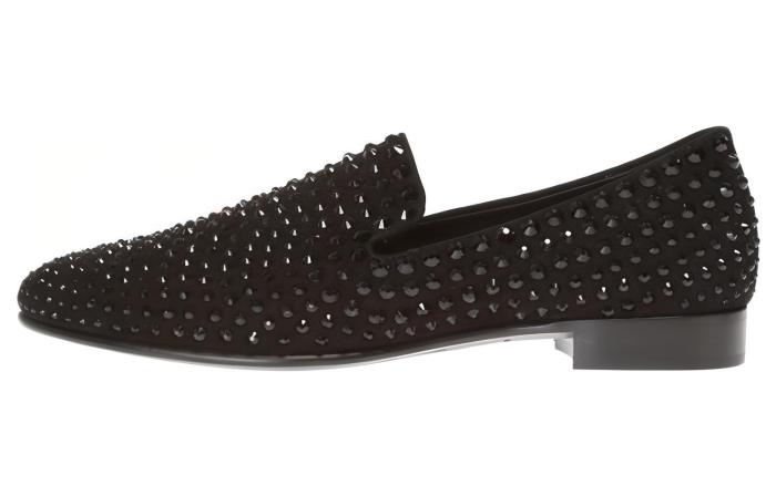 Giuseppe Zanotti/GZ Suede Loafers Men's Black