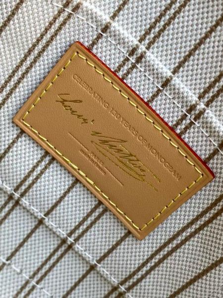 LOUIS VUITTON Alma BB Monogram Origin Linen Dome Bag, One Shoulder Handbag Small Women's Beige M27525 size 23.5*11.5*17.5 cm