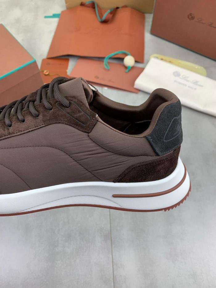 Loro Piana Week End Walk Low top Casual Shoes Men's Umber