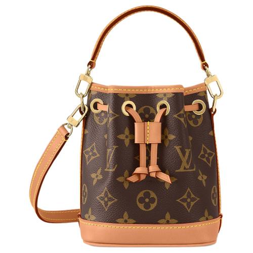 LOUIS VUITTON Nano Noe Monogram M81266 size 13*10*16 cm