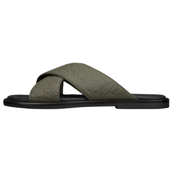 DIOR Alias Slide Slippers Men's Khaki