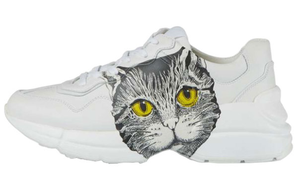 Gucci Wmns Rhyton 'Mystic Cat - White' Women's