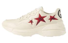 GUCCI Rhyton Low top Chunky Sneakers Ivory White