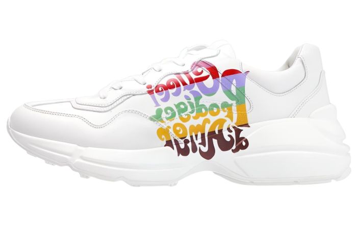 GUCCI Rhyton Low top Chunky Sneakers White