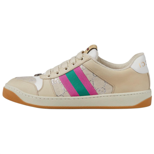 Gucci Wmns Screener 'White Gg Lamé' Women's