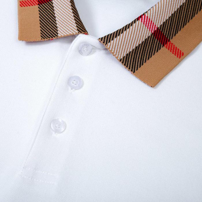 Burberry Vintage check print-detail polo shirt
