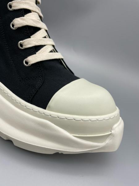 Rick Owens DRKSHDW Jumbo High top Canvas Shoes Black
