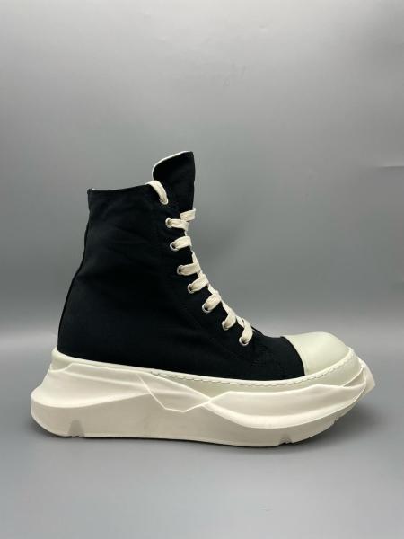 Rick Owens DRKSHDW Jumbo High top Canvas Shoes Black