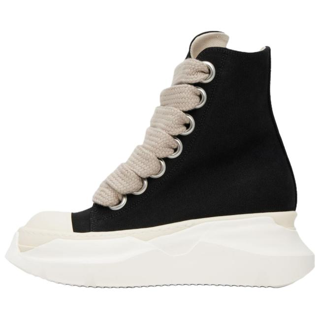 Rick Owens DRKSHDW Jumbo High top Canvas Shoes Black