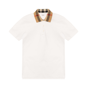 Burberry Vintage check print-detail polo shirt