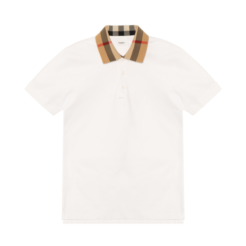 Burberry Vintage check print-detail polo shirt